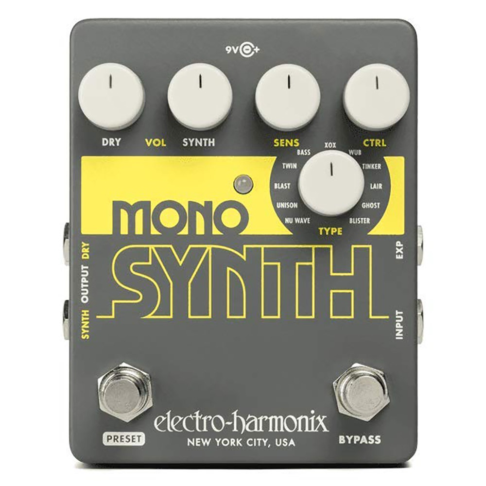 Electro Harmonix Mono Synth Synthesizer Guitar Effect Pedal (Open Box)
