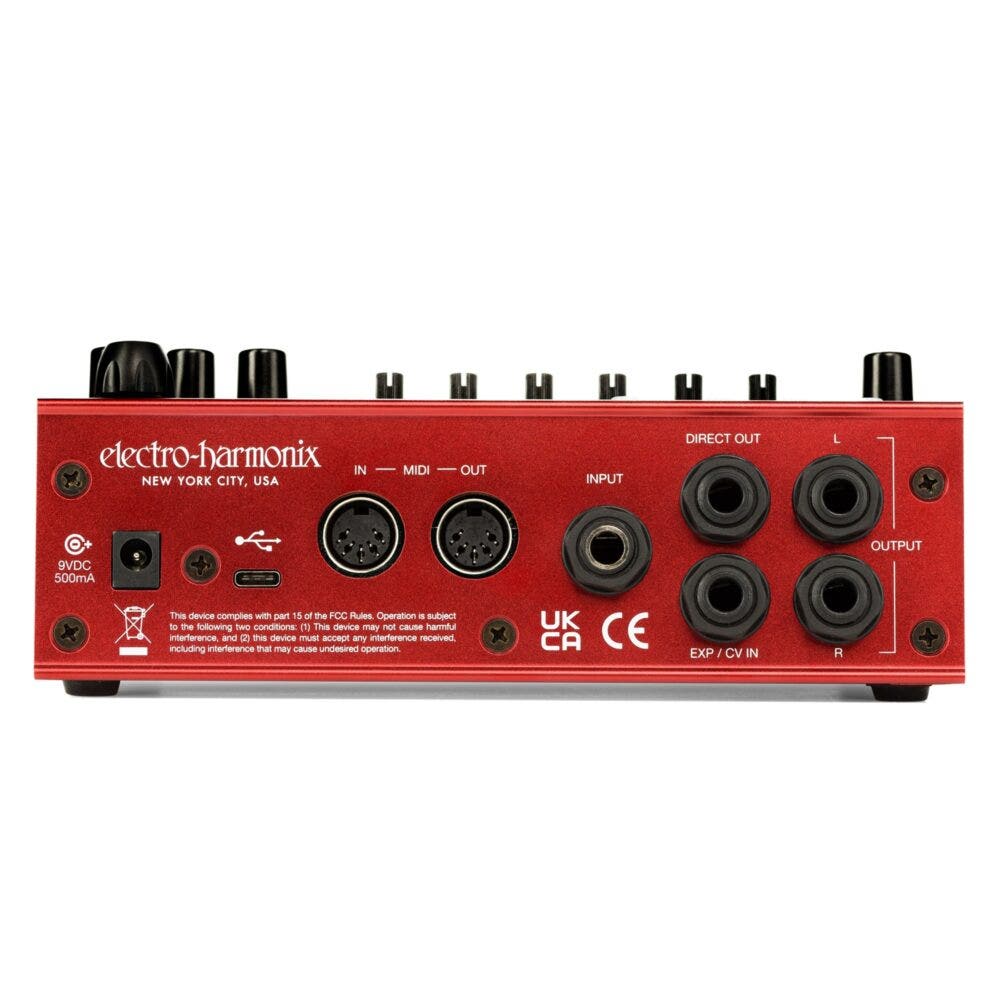EHX Electro-Harmonix POG3 Polyphonic Octave Generator Effect Pedal with OLED Screen & 100 Presets