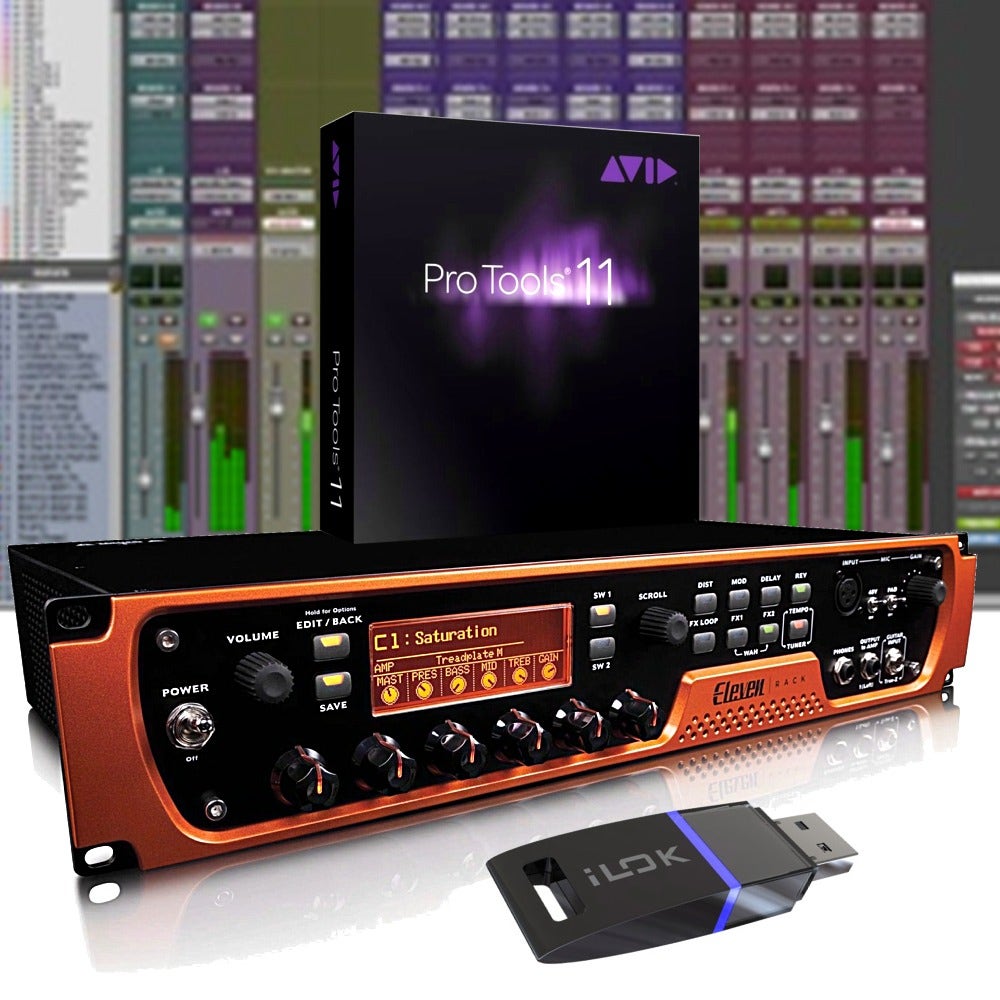 Avid Eleven Rack Guitar Multi Effects Processor Recording Interface & Pro Tools