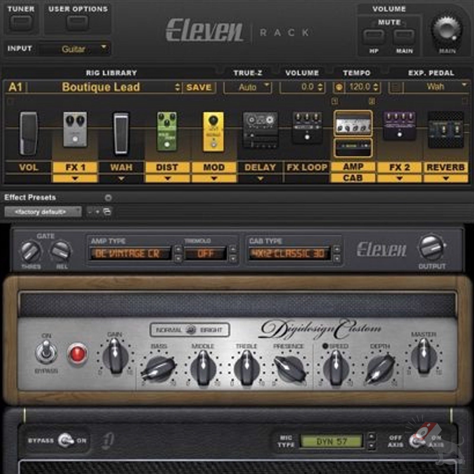 Avid Eleven Rack Guitar Multi Effects Processor Recording Interface & Pro Tools