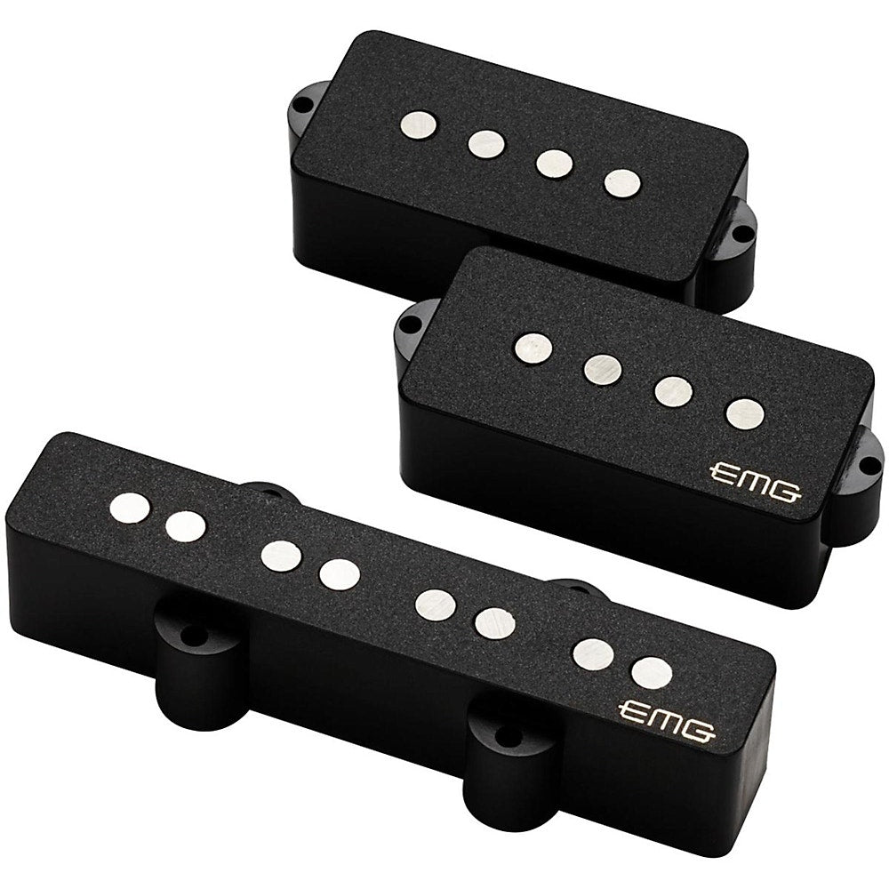 EMG GZR-PJ Geezer Butler Signature PJ Electric Bass Replacement Pickup Set in Black