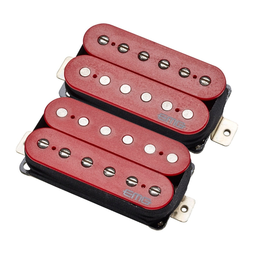 EMG Retro Active Hot 70 Pickup Set, Standard Spacing, Red