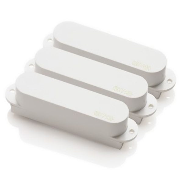 EMG SLV Set Active SSS Single Coil Alnico V Guitar Pickup Set w/ Install Kit, White