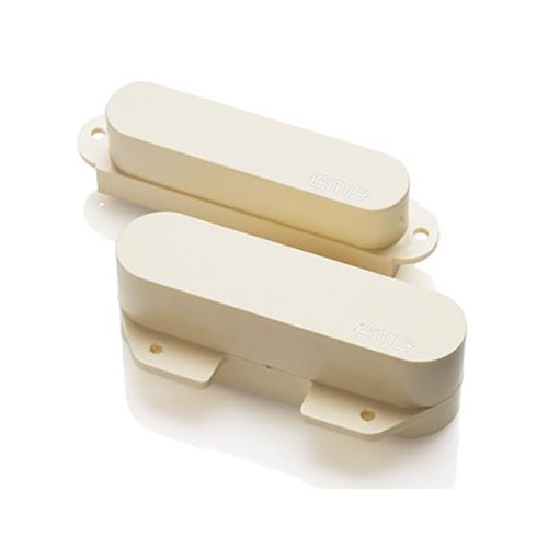 EMG T Set Bridge and Neck T-Style Guitar Active Pickup Set w/ Install Kit, Ivory