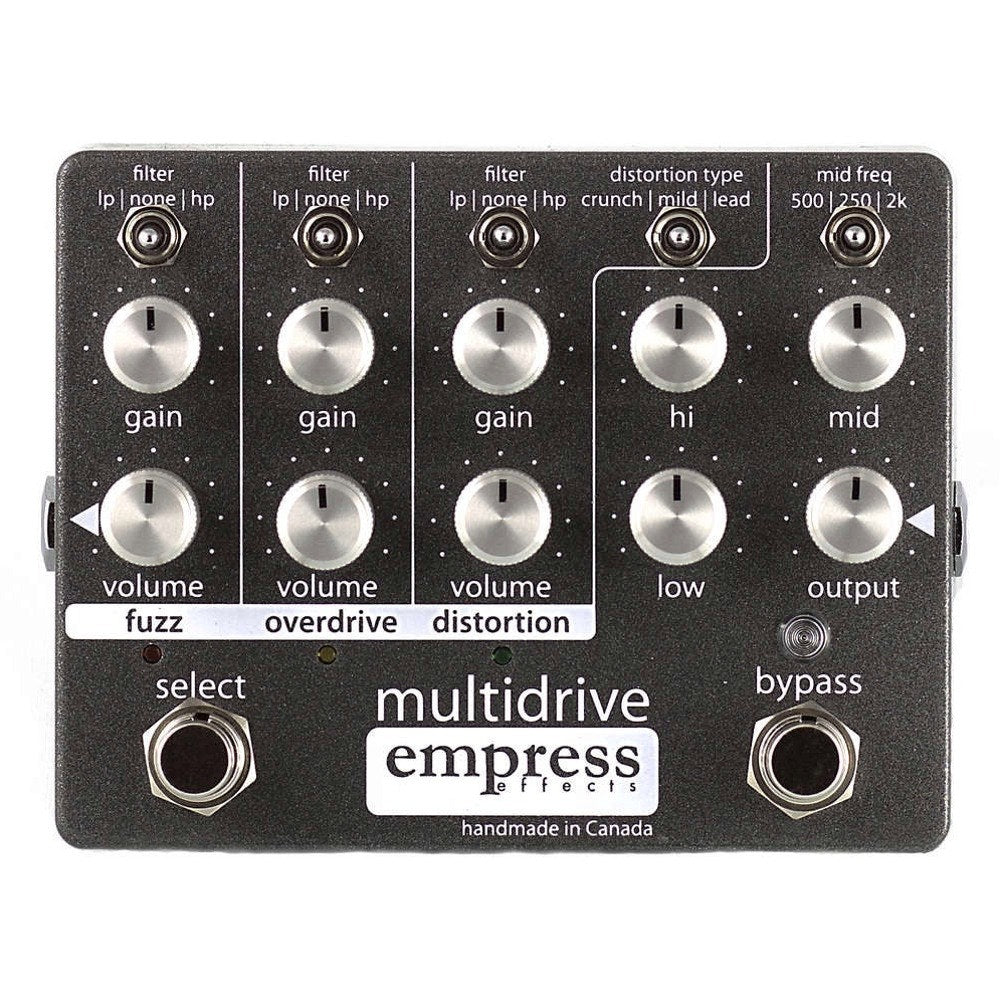 Empress Effects Multidrive Overdrive Guitar Effect Pedal (Open Box)