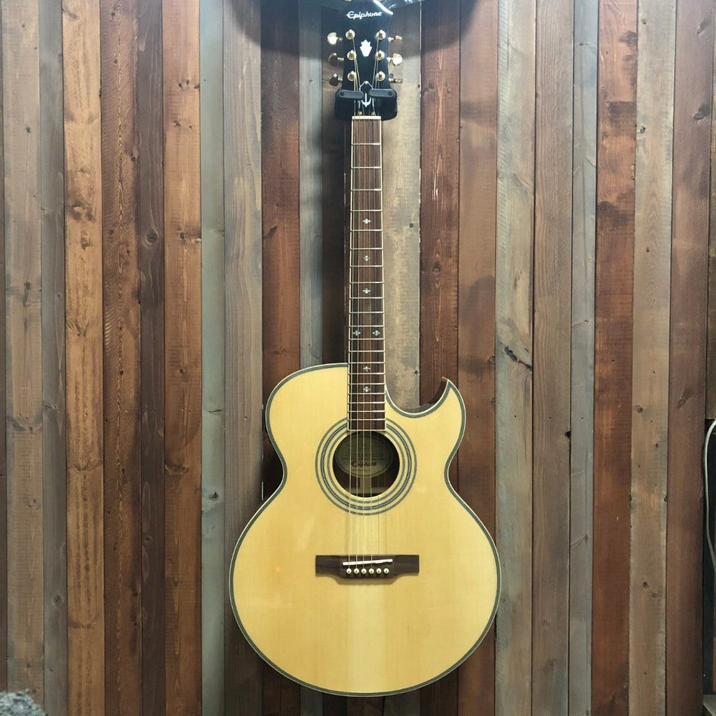 Epiphone EEP5NAGH1 PR5-E Acoustic Electric Guitar, Natural Finish