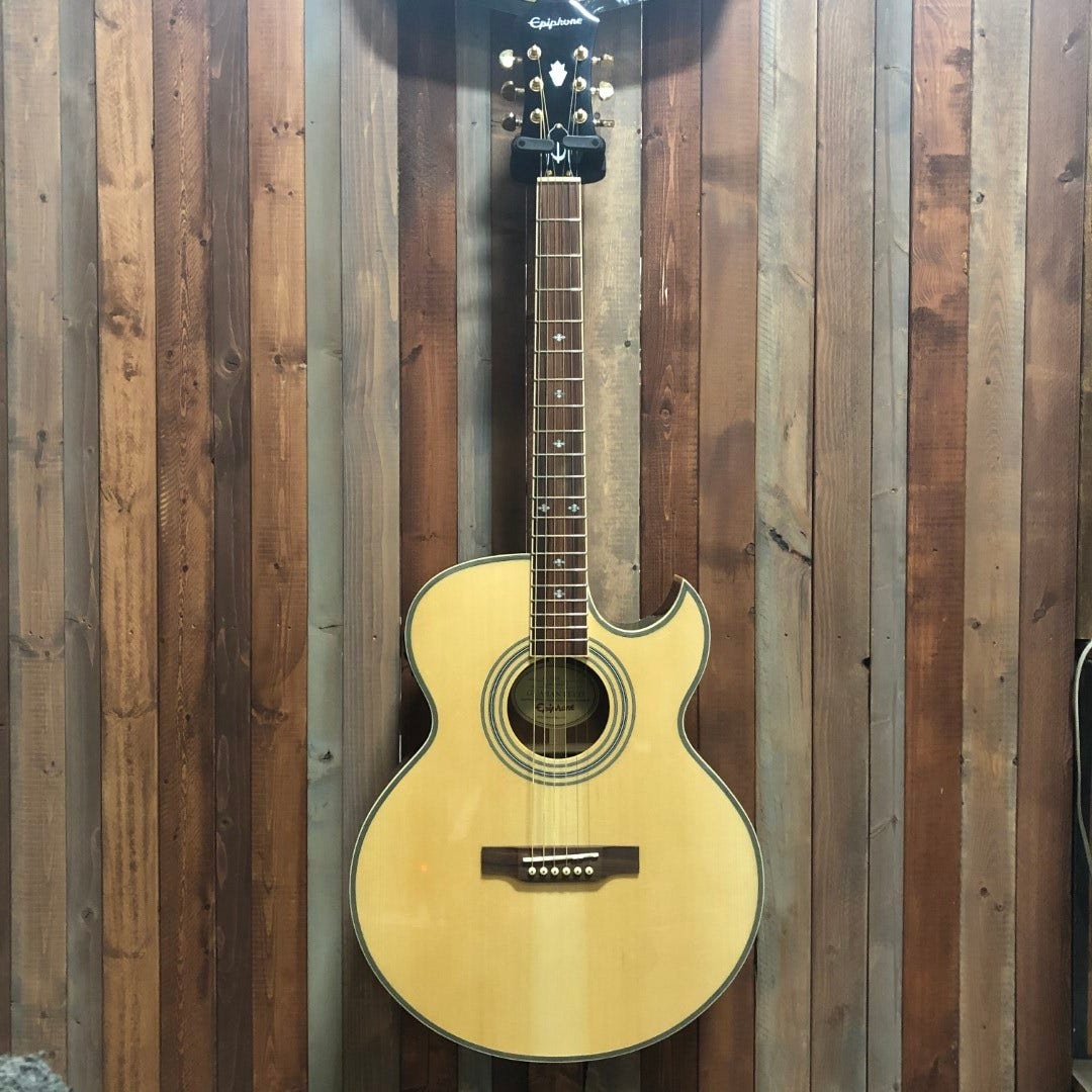 Epiphone EEP5NAGH1 PR5-E Acoustic Electric Guitar, Natural Finish
