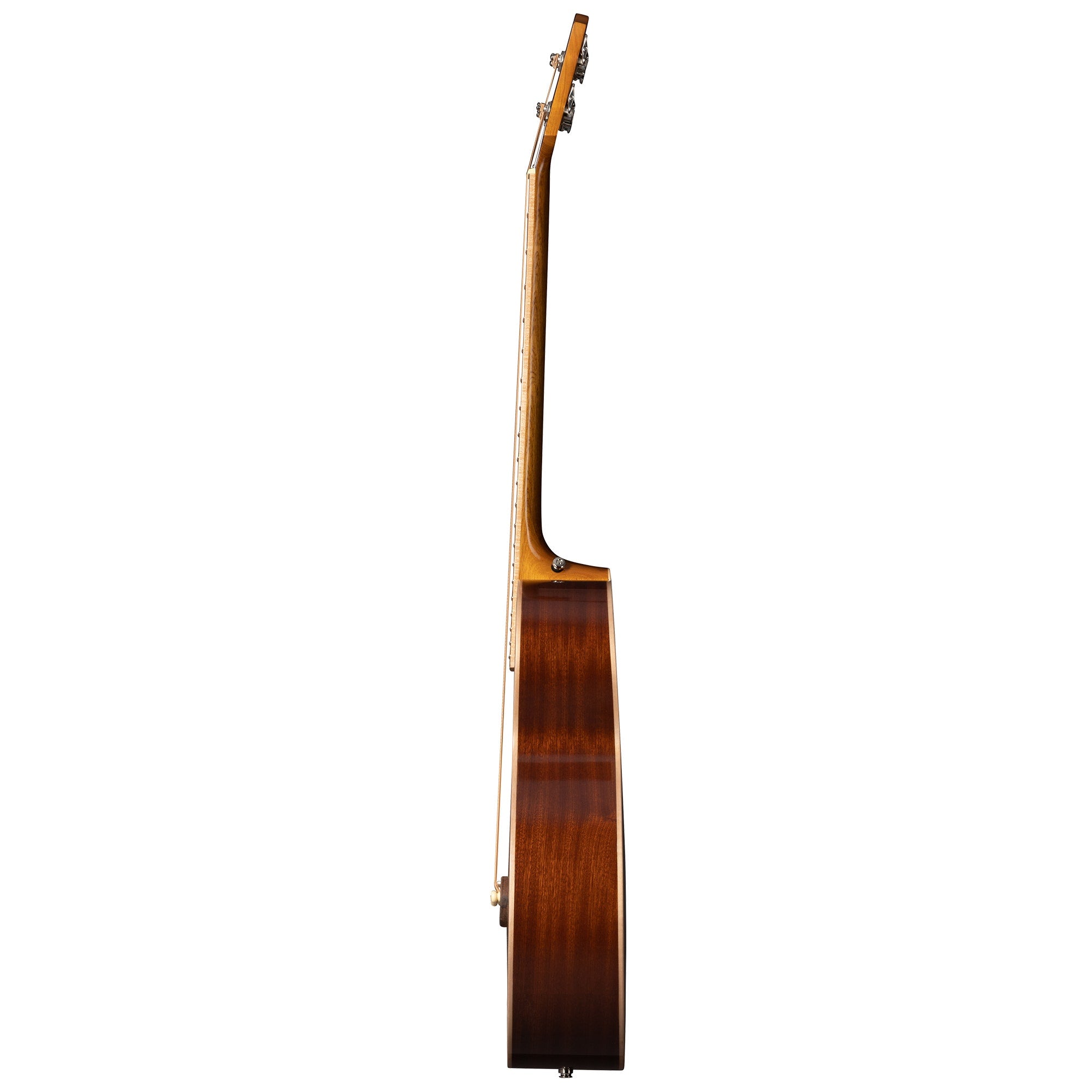 Epiphone El Capitan J-200 Studio Acoustic-Electric Bass Guitar, Aged Vintage Natural