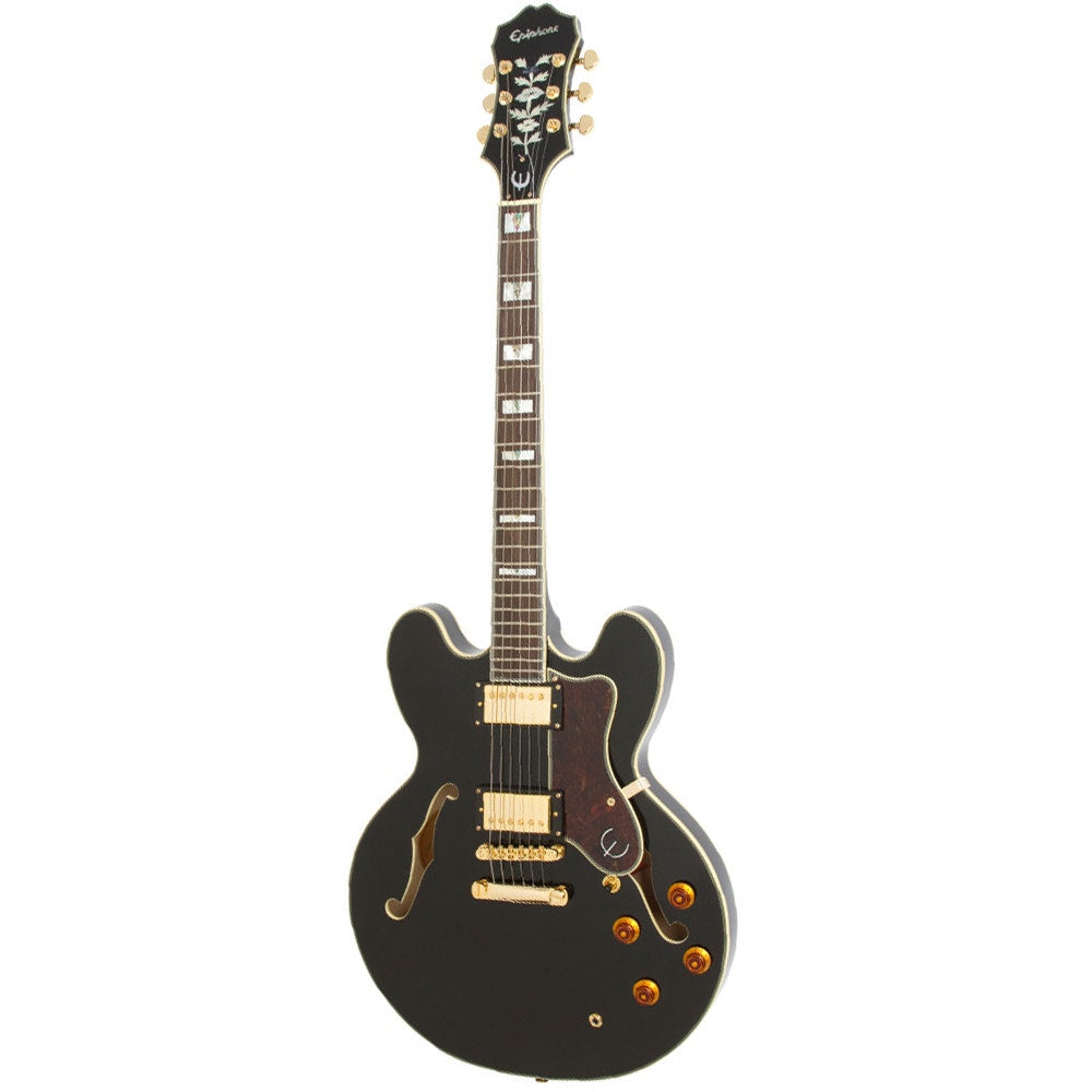 Epiphone Sheraton-II Pro Archtop Electric Guitar, Pau Ferro Fretboard, Ebony