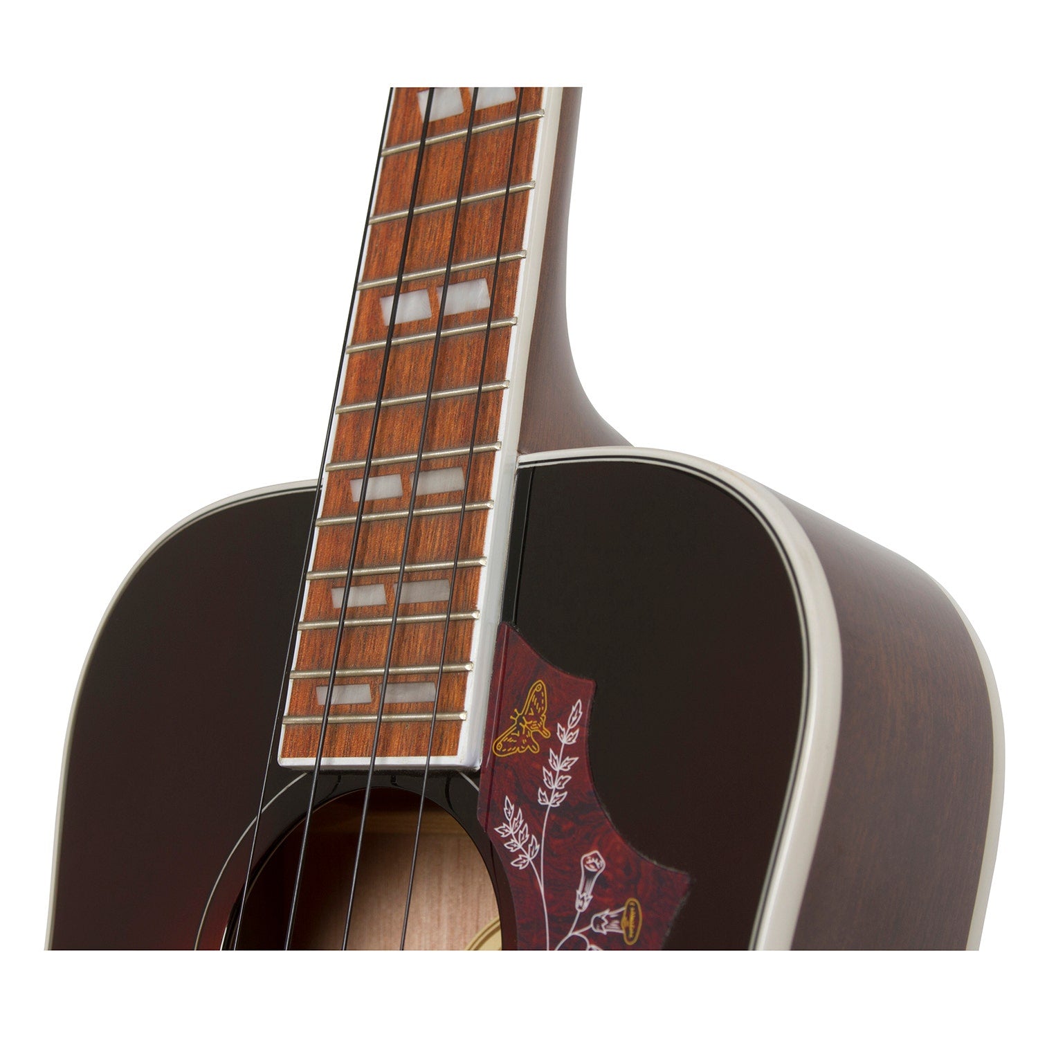 Epiphone EUHTTSNH Hummingbird Tenor Ukulele, Tobacco Sunburst