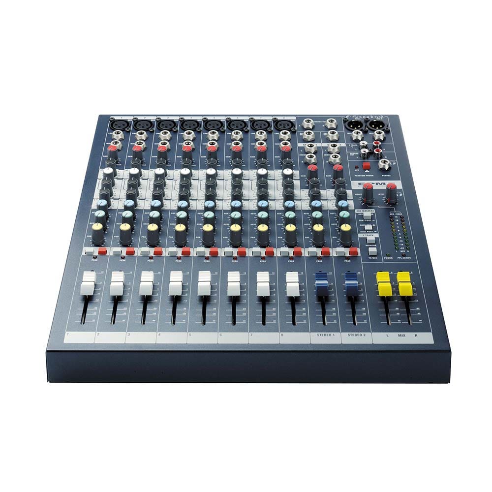 Soundcraft EPM8 8-Channel Mixer (8 Mono, 2 Stereo) with 8 Mic Preamps