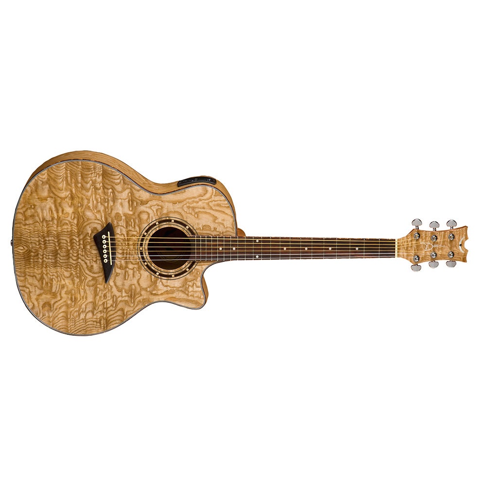 Dean Guitars EQA GN Exotica Quilt Ash Acoustic-Electric Guitar - Gloss Natural