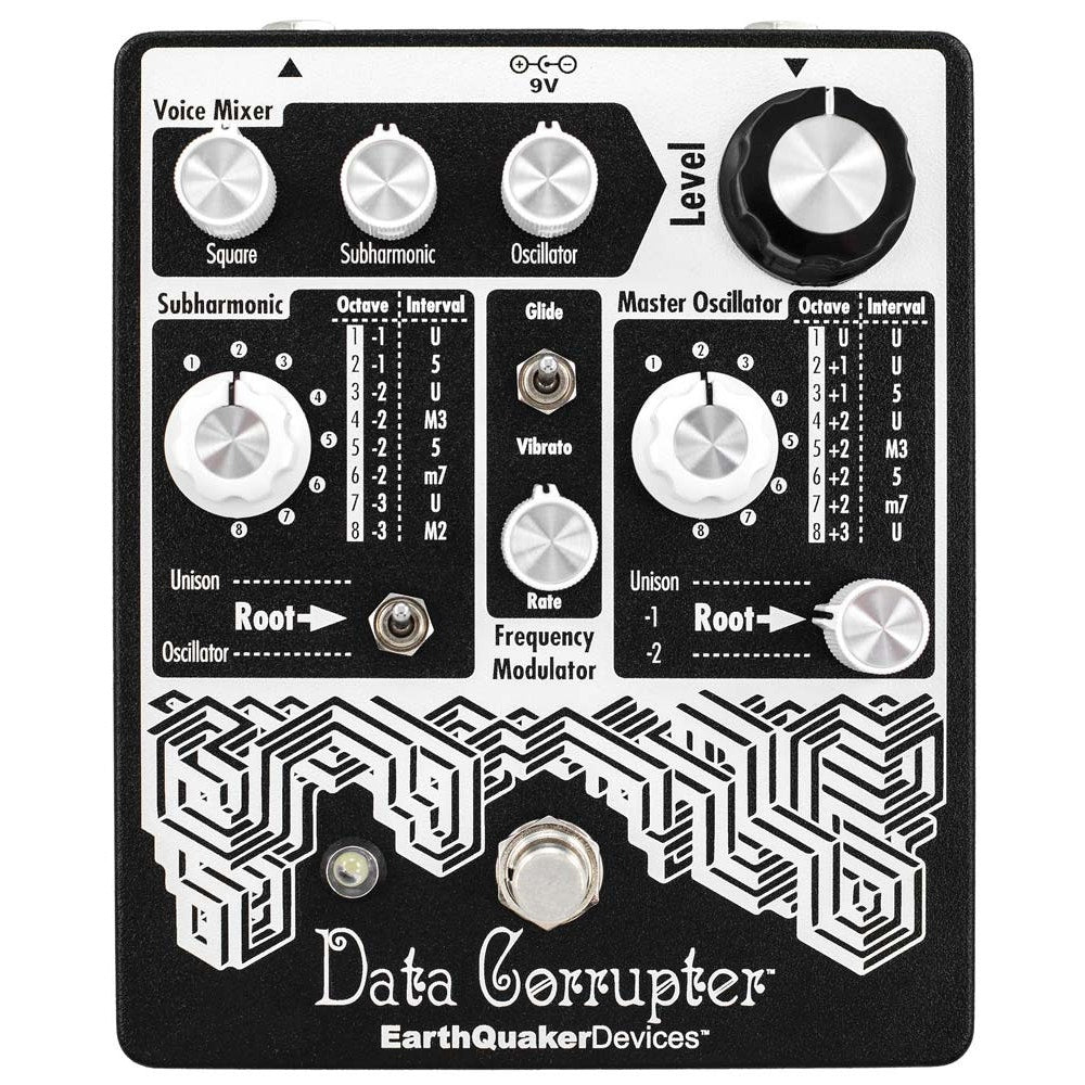 EarthQuaker Devices Data Corrupter Modulated Monophonic Harmonizer PLL Guitar Effects Pedal (Open Box)