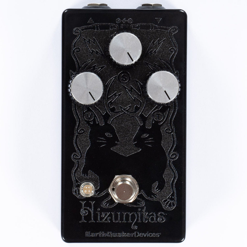 EQD EarthQuaker Devices Hizumitas Distortion / Fuzz Pedal, Pitbull Audio Exclusive Black on Black