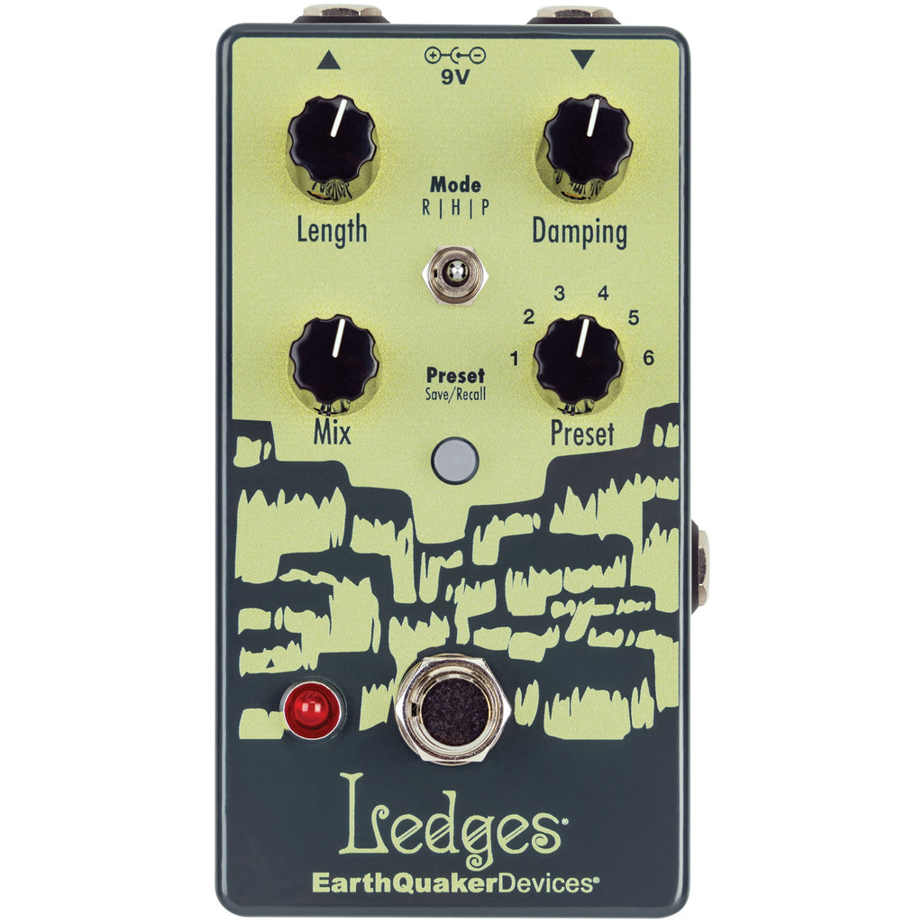 EQD EarthQuaker Devices Ledges Tri-Dimensional Reverberation Machine Reverb Guitar Effect Pedal