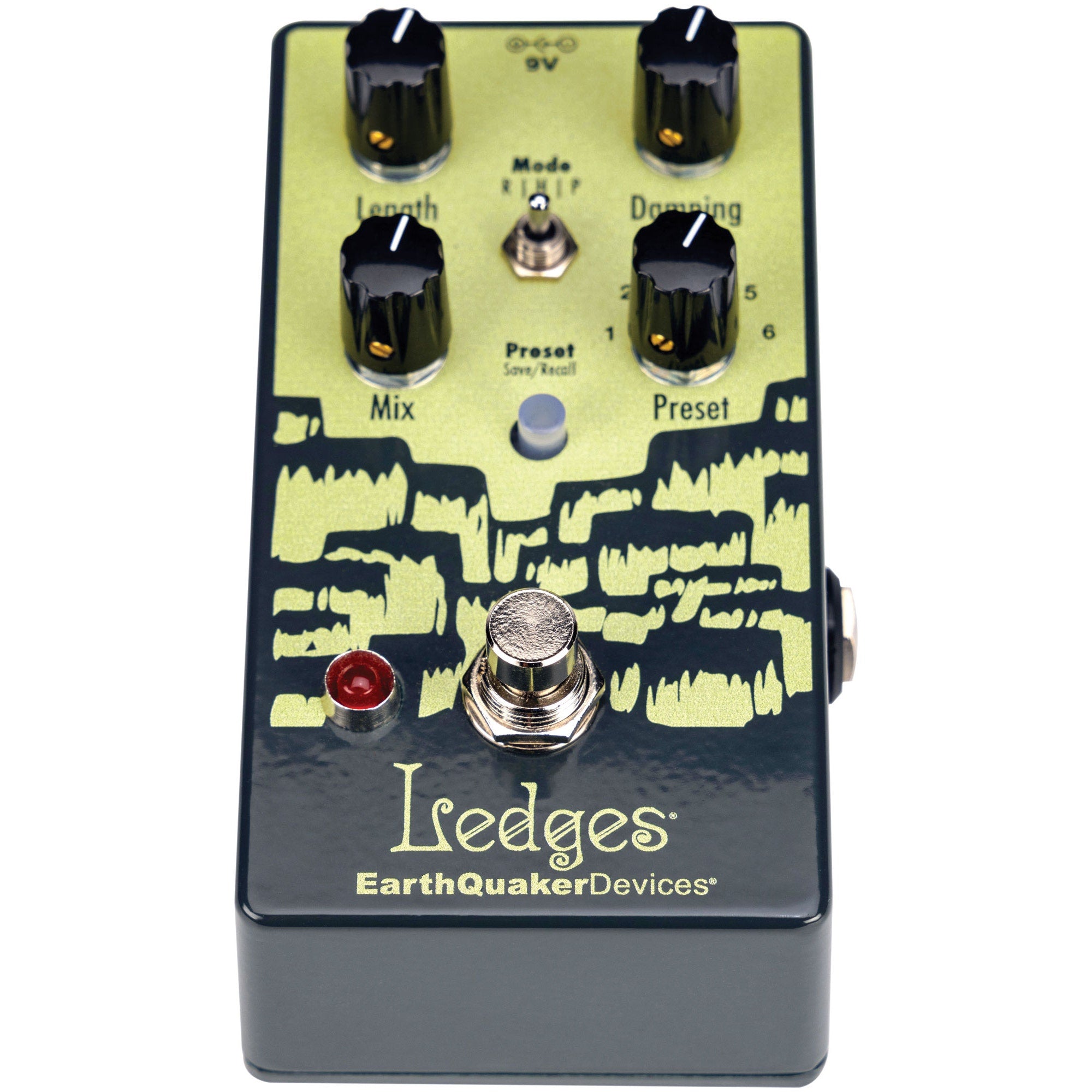 EQD EarthQuaker Devices Ledges Tri-Dimensional Reverberation Machine Reverb Guitar Effect Pedal