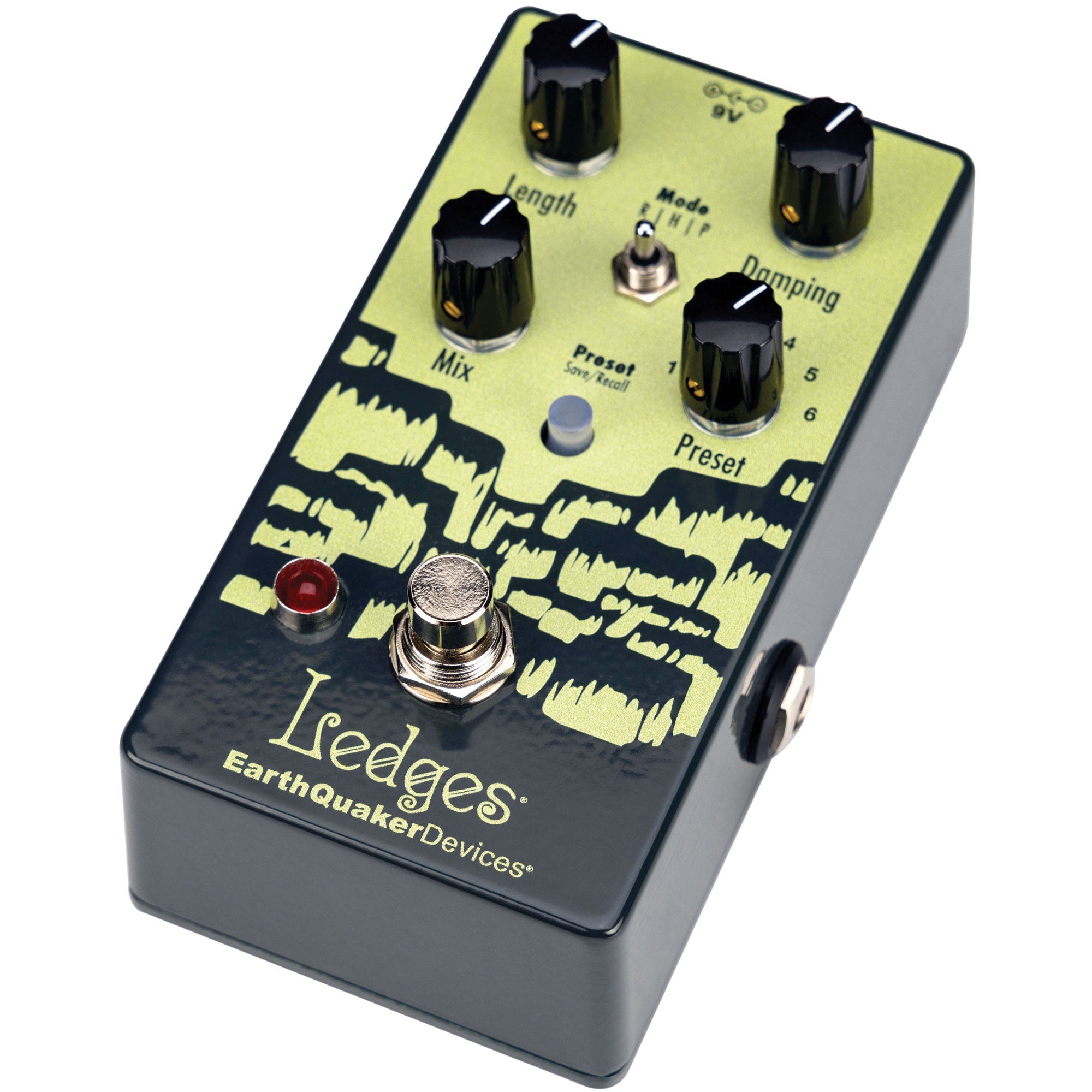 EQD EarthQuaker Devices Ledges Tri-Dimensional Reverberation Machine Reverb Guitar Effect Pedal