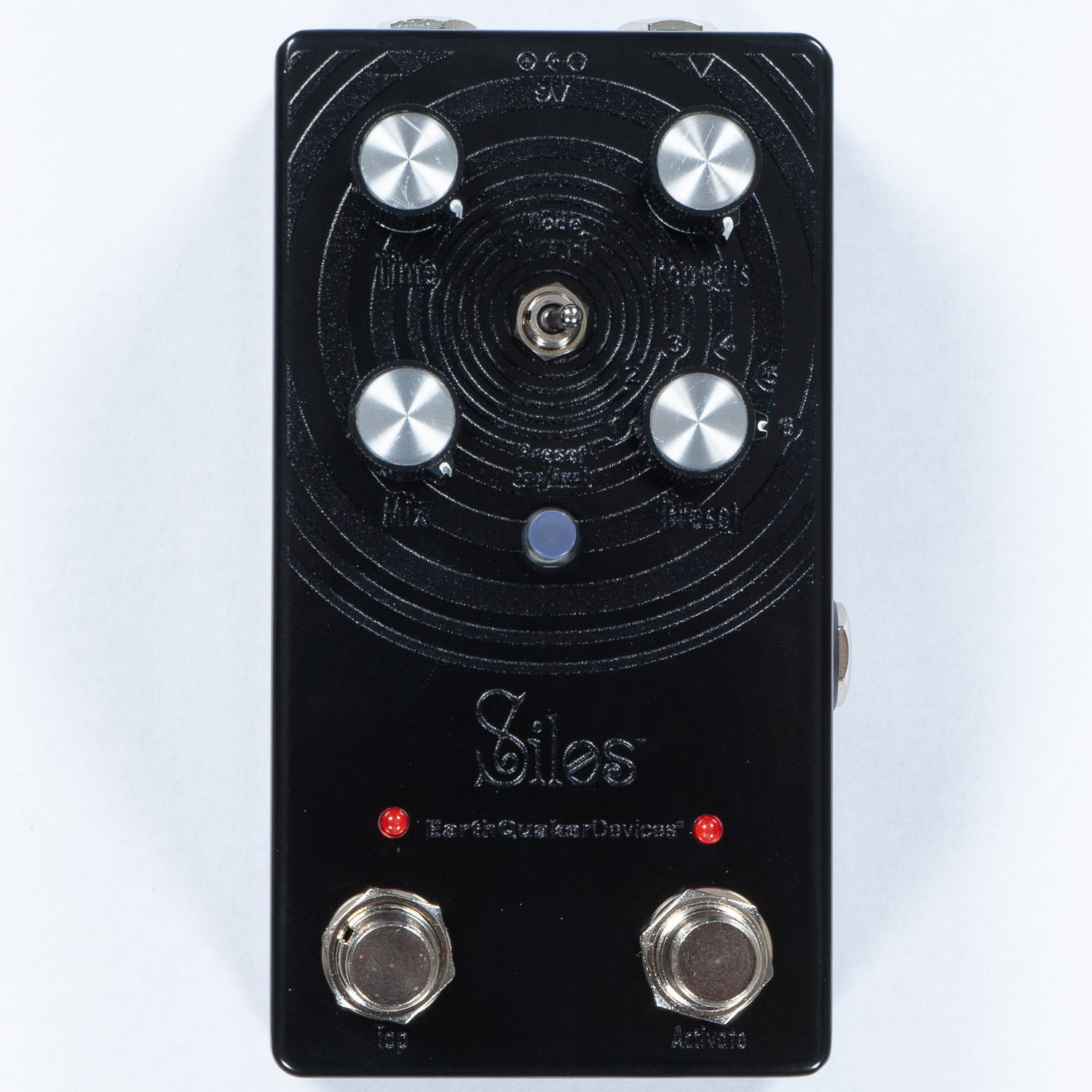 EQD EarthQuaker Devices Silos Multi-Generational Time Reflection Delay Guitar Effect Pedal, Pitbull Audio Exclusive Black on Black