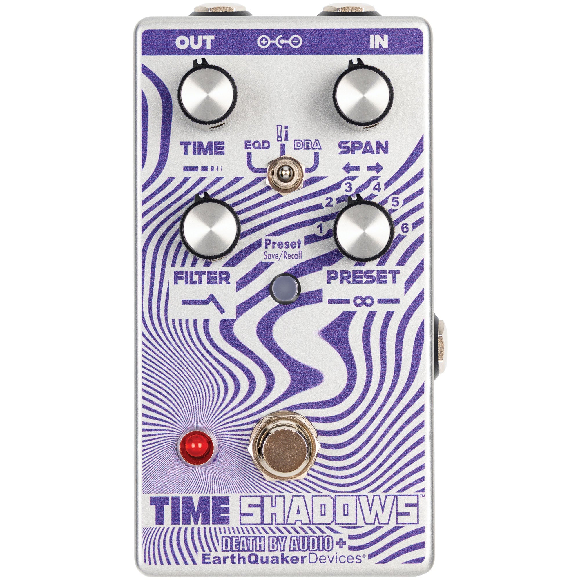 EQD EarthQuaker Devices x Death by Audio Time Shadows V2 Subharmonic Multi-Delay Resonator Pedal
