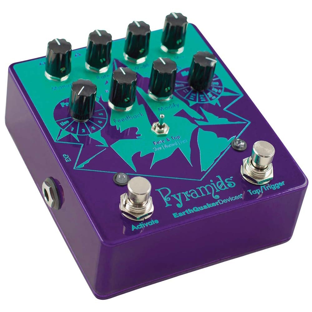 EarthQuaker Devices Pyramids Stereo Flanger Guitar Effects Pedal