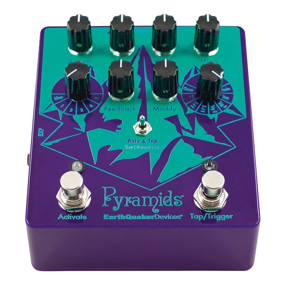 EarthQuaker Devices Pyramids Stereo Flanger Guitar Effects Pedal