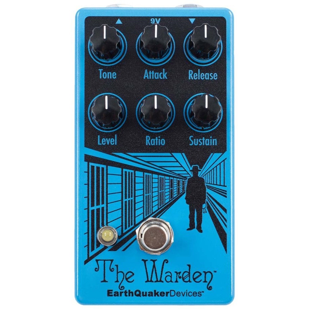 EarthQuaker Devices Warden V2 The Warden V2 Optical Compressor Guitar Effects Pedal