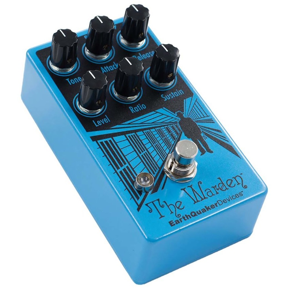 EarthQuaker Devices Warden V2 The Warden V2 Optical Compressor Guitar Effects Pedal