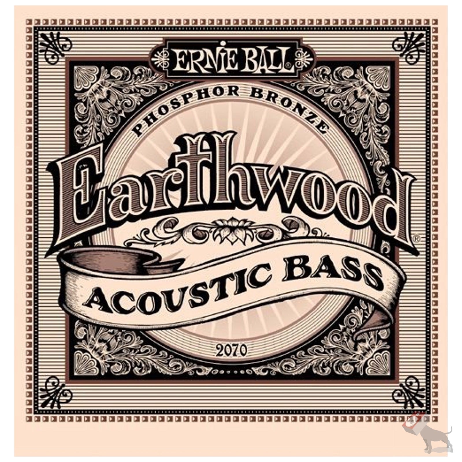 Ernie Ball 2070 Earthwood Phosphor Bronze Acoustic Bass Strings (45-95)