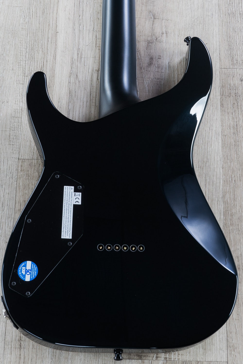 ESP E-II M-II NT Electric Guitar, Maple Fingerboard, Black Turquoise Burst