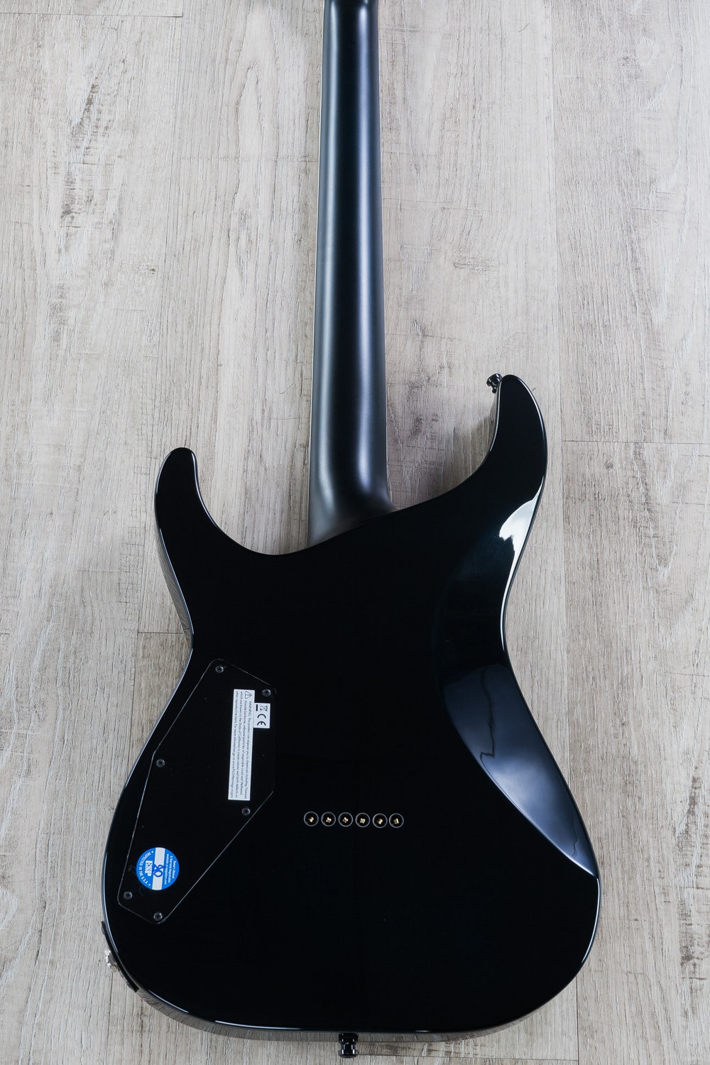 ESP E-II M-II NT Electric Guitar, Maple Fingerboard, Black Turquoise Burst
