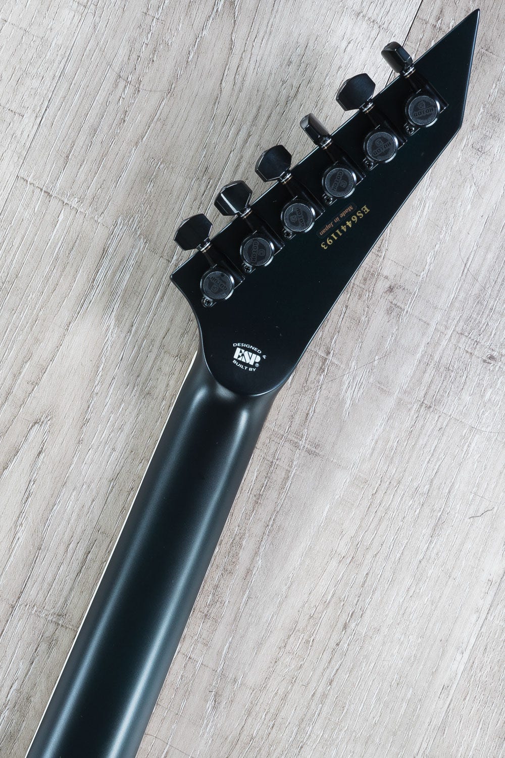 ESP E-II M-II NT Electric Guitar, Maple Fingerboard, Black Turquoise Burst