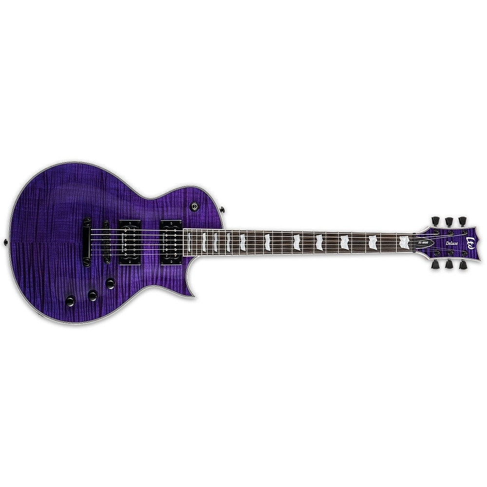 ESP LTD EC-1000FM Electric Guitar, Flamed Maple Top - See Thru Purple