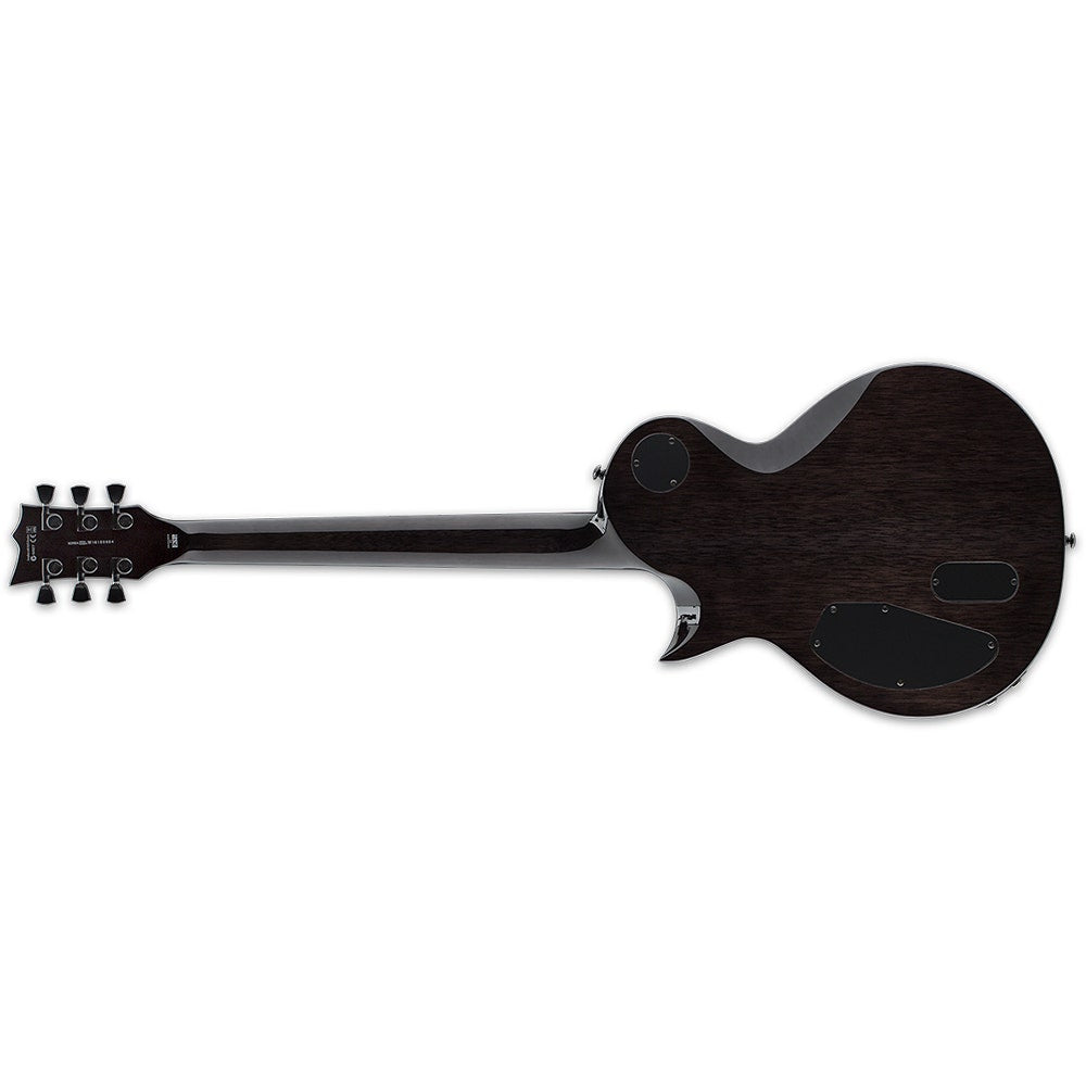 ESP LTD EC-1000 Piezo Electric Guitar, Quilted Maple, Rosewood Fingerboard - See Thru Black