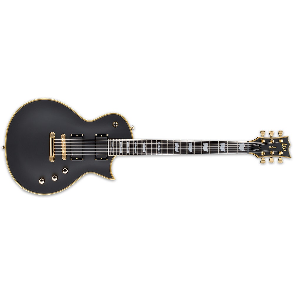ESP Guitars LTD EC-1000 Electric Guitar w/ Hard Case - Vintage Black (CECFF)