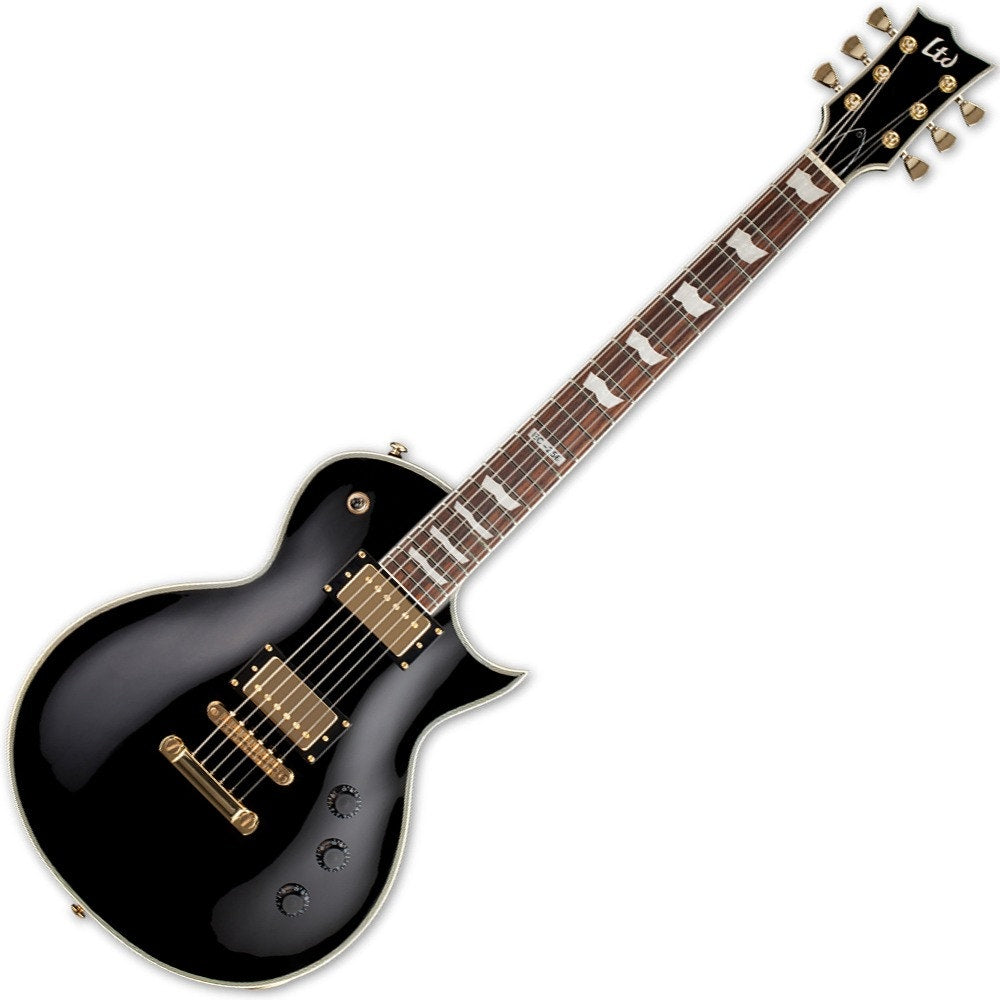 ESP LTD EC-256 BLK EC Series Electric Guitar Black Finish Gold Hardware (Open Box)