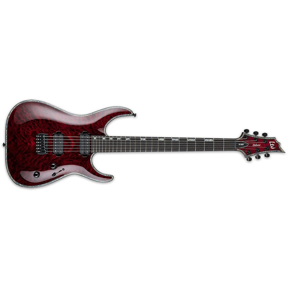 ESP LTD H-1001QM Electric Guitar, Quilted Maple Top - See Thru Black Cherry