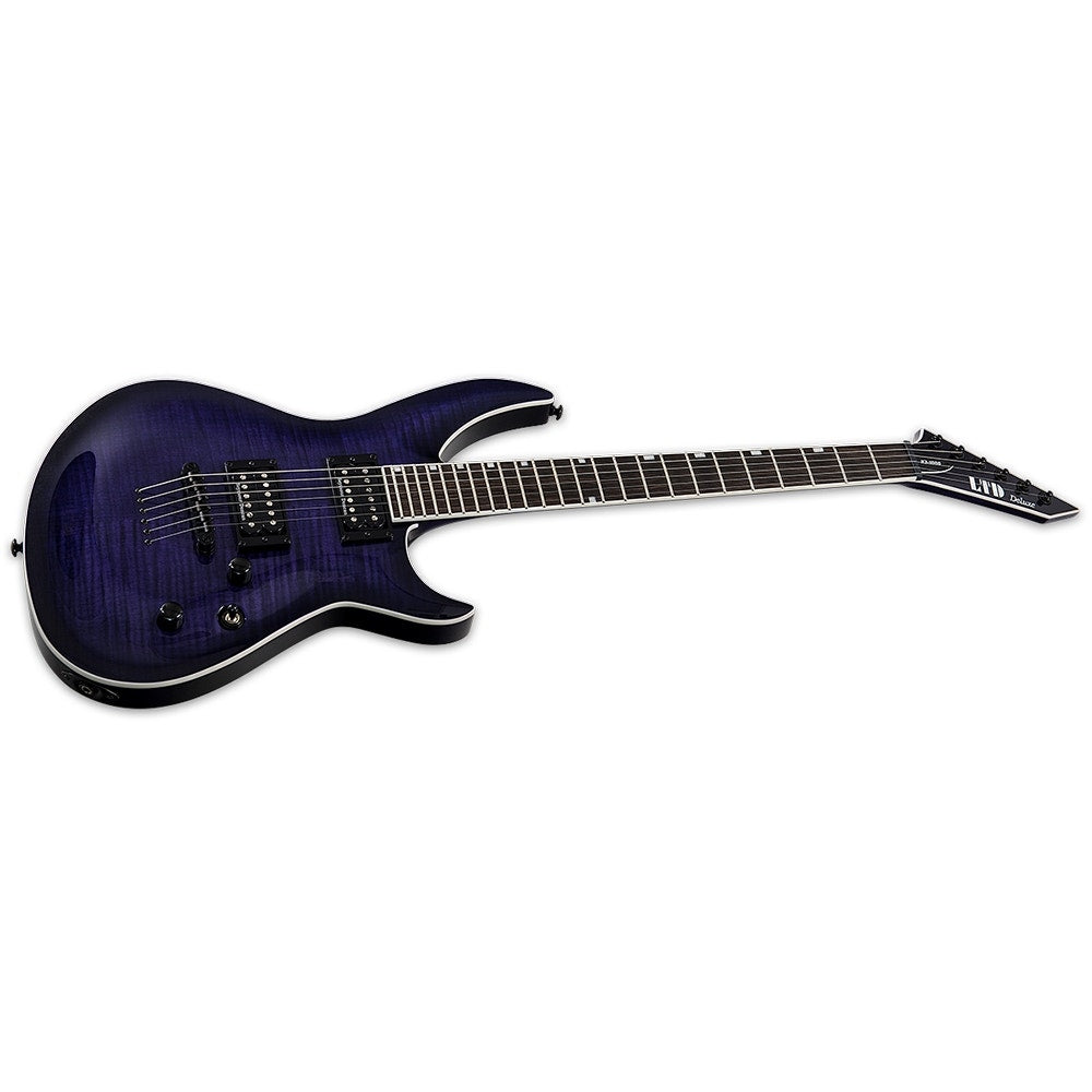 ESP LTD H3-1000FM Electric Guitar, Flamed Maple Top - See Thru Purple Sunburst