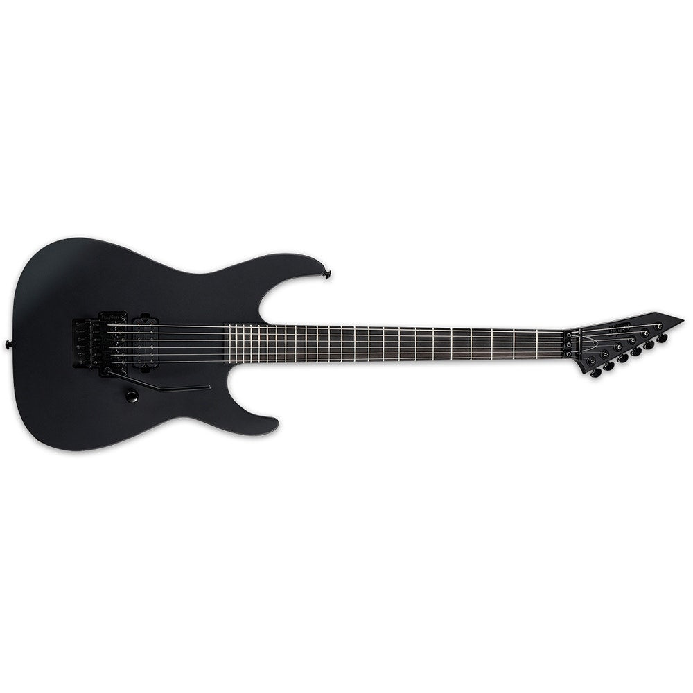 ESP LTD M-Black Metal Electric Guitar, Floyd Rose - Black Satin