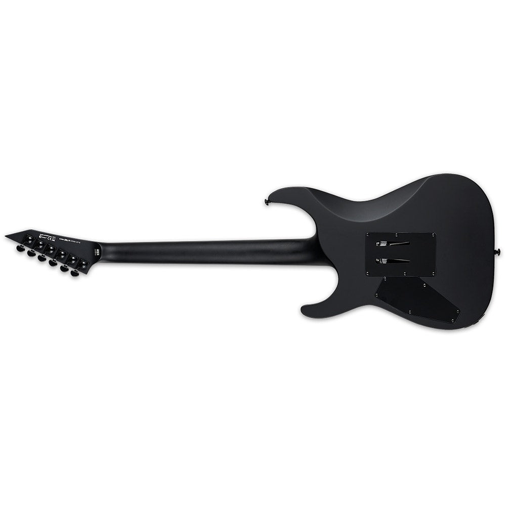 ESP LTD M-Black Metal Electric Guitar, Floyd Rose - Black Satin