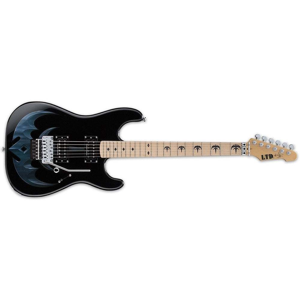 ESP LTD MW-TR1 Michael "Whip" Wilton Signature Electric Guitar, Floyd Rose Special Bridge - Single Tri-Ryche Graphic (OPEN BOX)