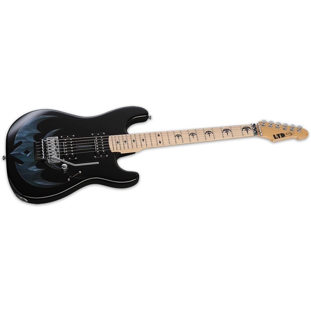 ESP LTD MW-TR1 Michael "Whip" Wilton Signature Electric Guitar, Floyd Rose Special Bridge - Single Tri-Ryche Graphic (OPEN BOX)