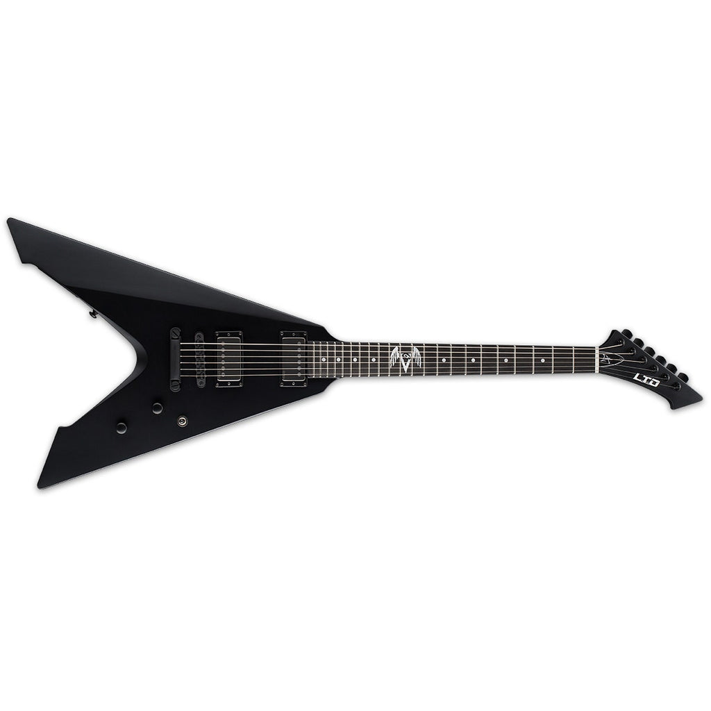 ESP LTD Vulture James Hetfield Signature Electric Guitar with EMG Pickups & Hard Case, Black Satin (B-STOCK)