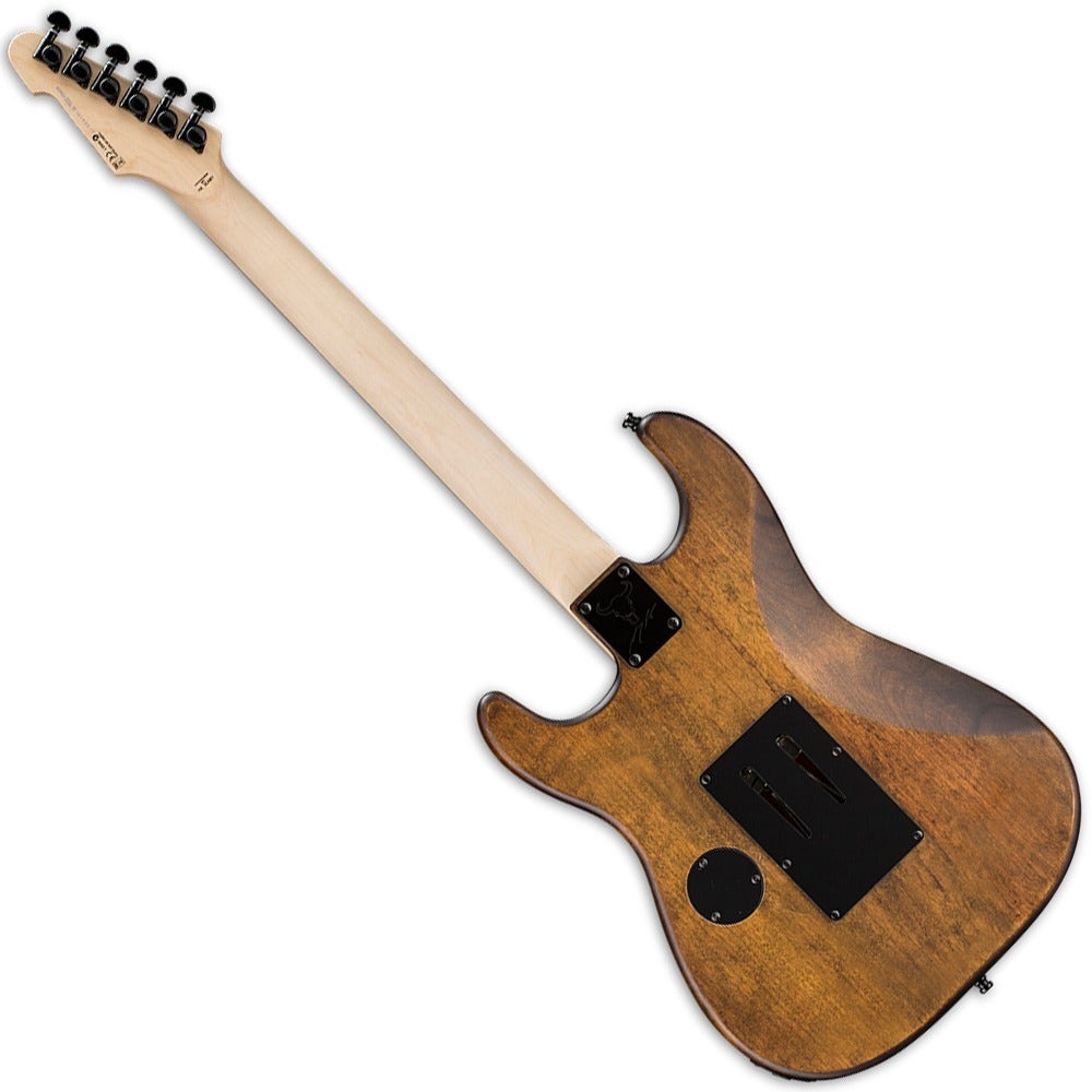 ESP LTD Limited Edition George Lynch Signature Model Electric Guitar with Hard Case - Burnt Tiger