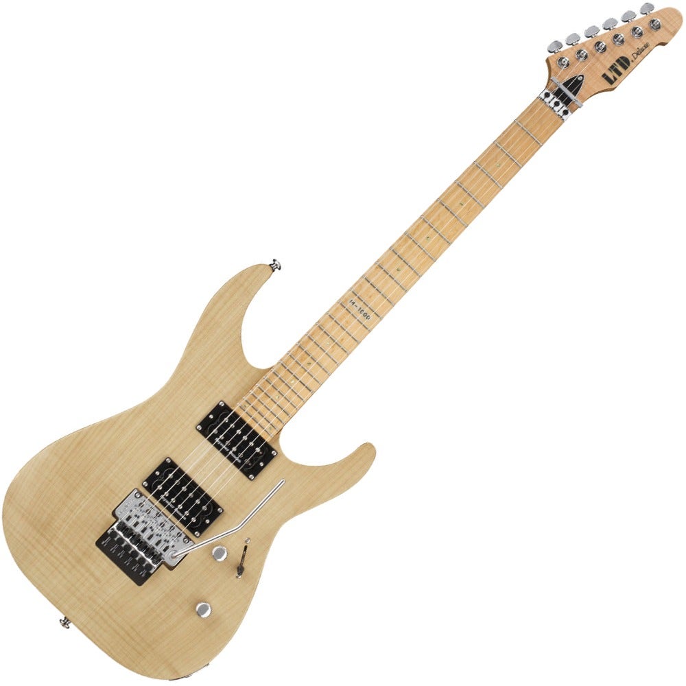 ESP LTD M-1001SE M Series Electric Guitar, Floyd Rose, Seymour Duncan Pickups - Vintage Natural Satin Finish