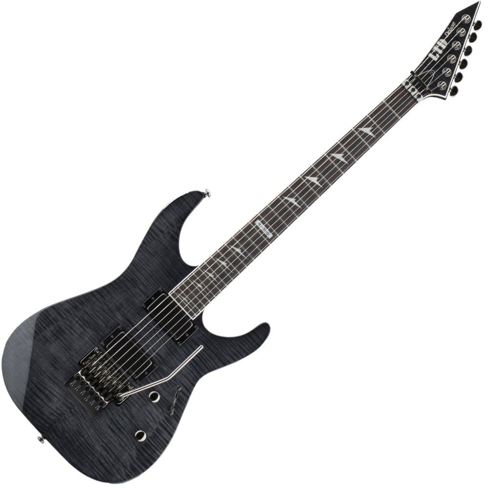ESP LTD M-1001 M Series Electric Guitar, Floyd Rose, EMG Pickups - See Thru Black Finish