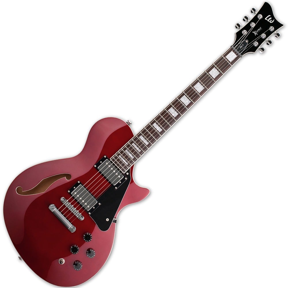 ESP LTD PS-1 BCH X-Tone Series Semi-Hollow Electric Guitar Black Cherry Finish *B-STOCK*