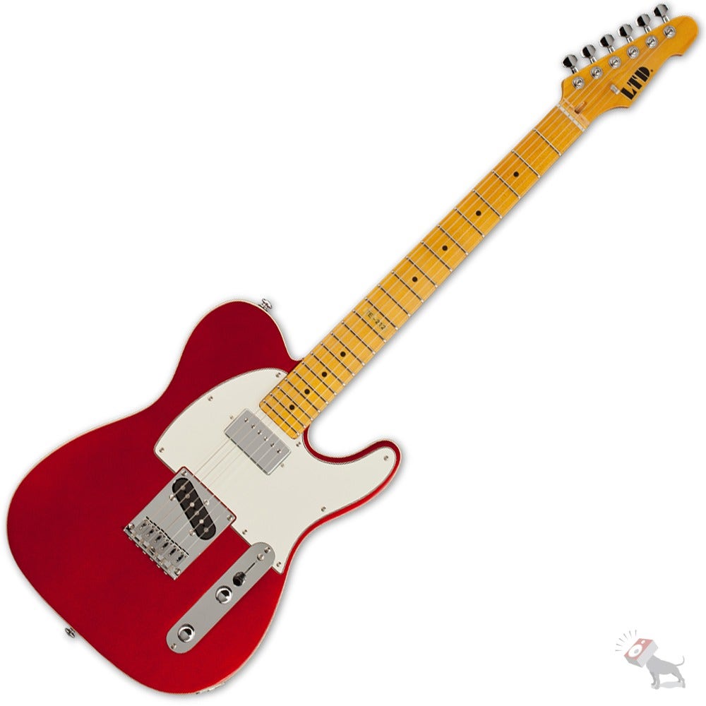 ESP LTD TE-212 TE Series Electric Guitar Maple Fretboard Candy Apple Red Finish *B-STOCK*