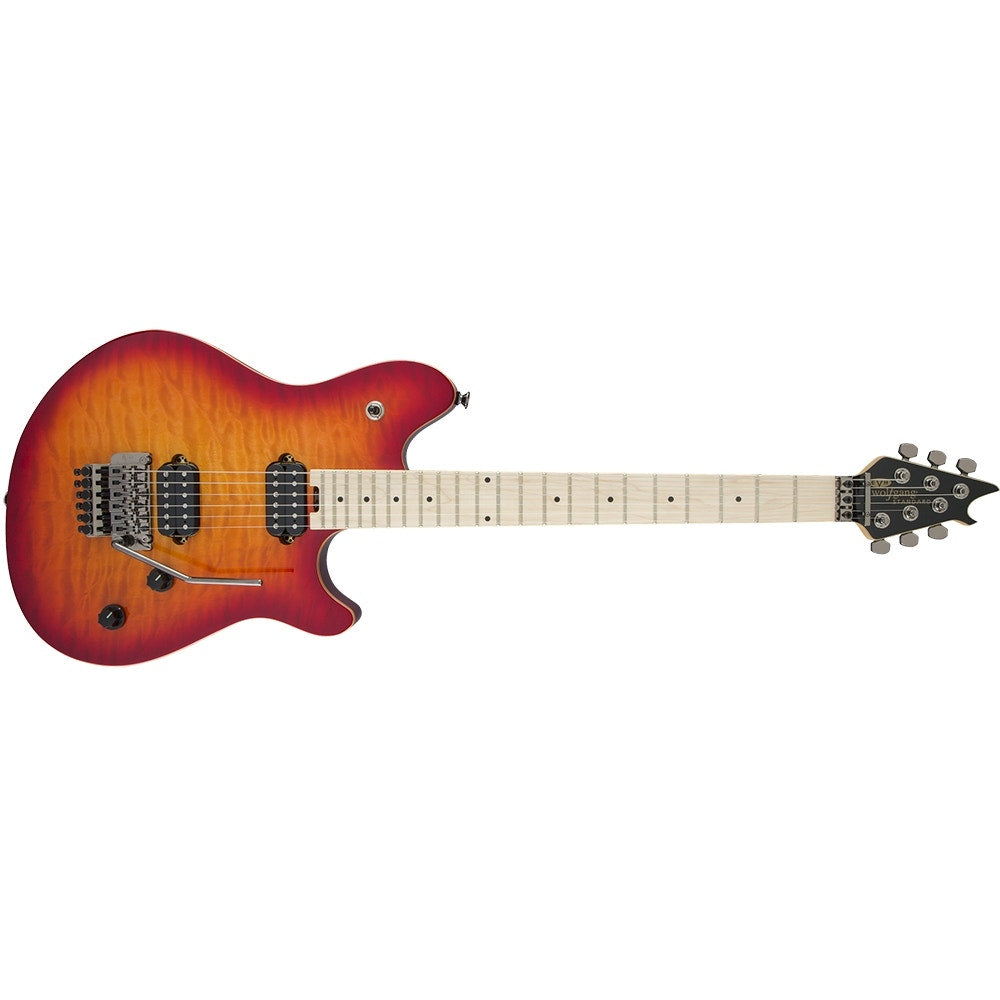 EVH Wolfgang WG Standard Quilt Maple Electric Guitar, Maple Fingerboard - Cherry Sunburst