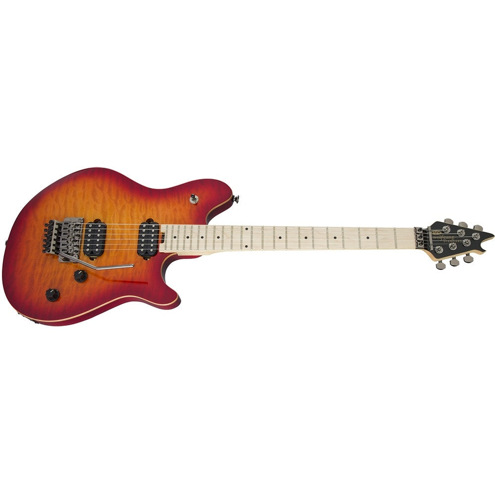 EVH Wolfgang WG Standard Quilt Maple Electric Guitar, Maple Fingerboard - Cherry Sunburst