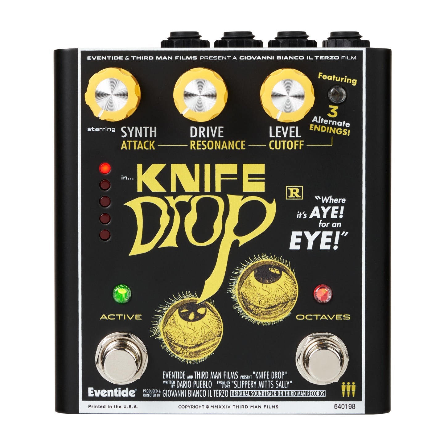 Eventide x Third Man Hardware Knife Drop Fuzz / Synth / Octave Guitar Effects Pedal